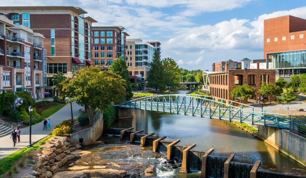 Downtown Of Buildings In Greenville South Carolina 1 1 1024x597
